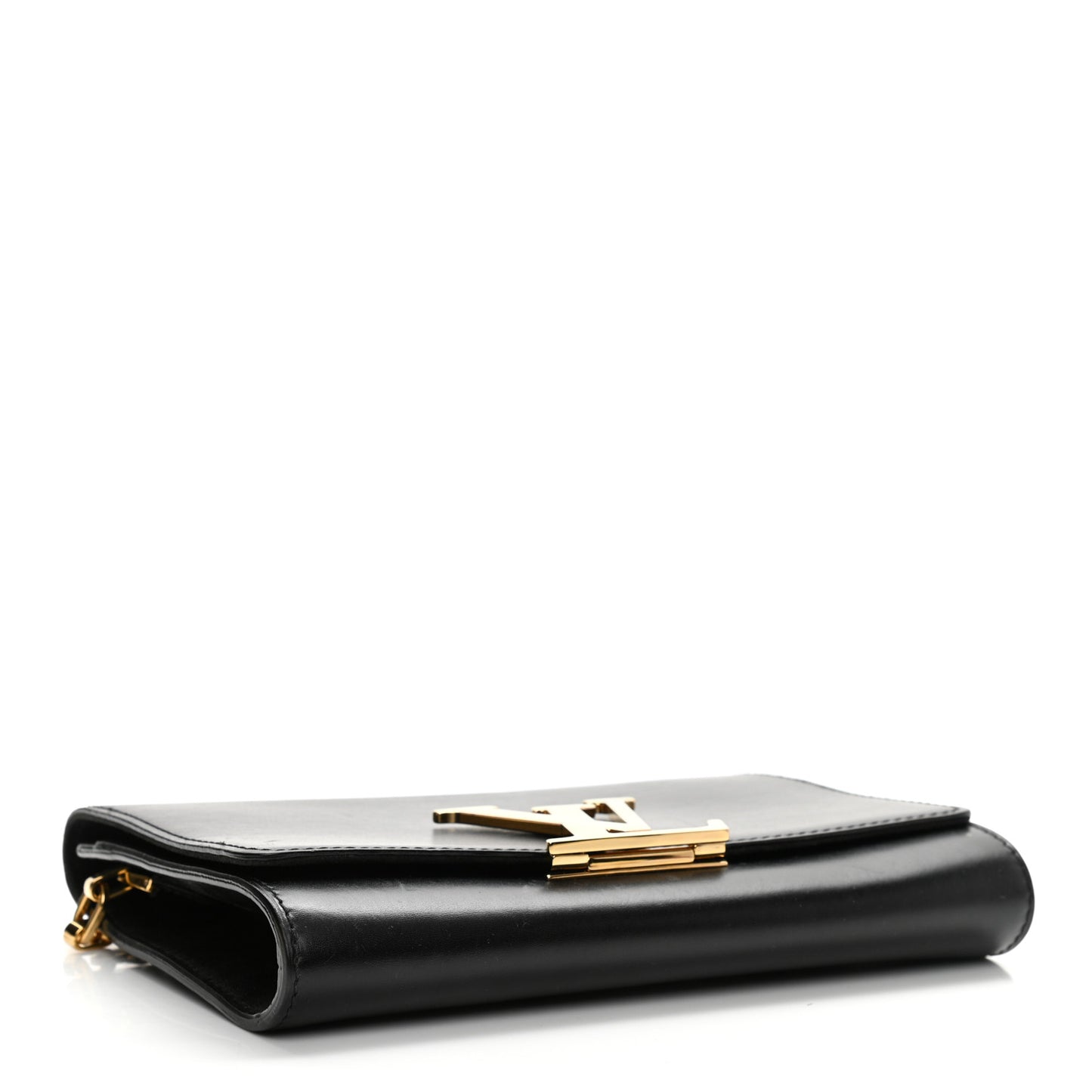 Calfskin Chain Louise GM Black