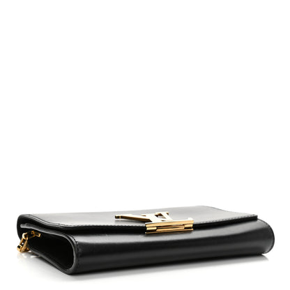 Louis Vuitton Calfskin Chain Louise GM Black 4 of 12