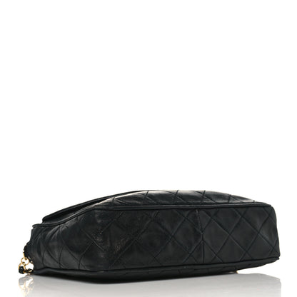 Chanel Lambskin Quilted Tassel Camera Case Navy 4 of 11