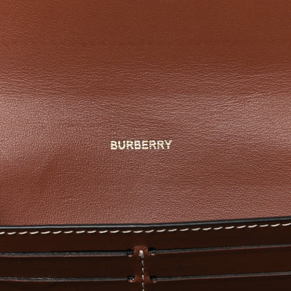 Burberry Vintage Check Grain Calfskin Halton Wallet Tan 6 of 7