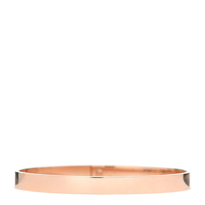 Hermes 18K Rose Gold Diamond PM Kelly Pave Bracelet SH 3 of 5