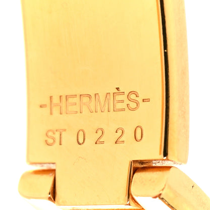 Hermes Enamel Clic Anneau Bracelet PM Marron Glace 5 of 6
