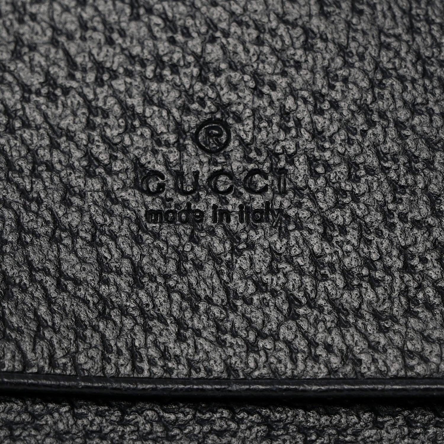 Gucci GG Supreme Monogram Textured Dollar Calfskin Card Case Blue Dark Blue 6 of 8