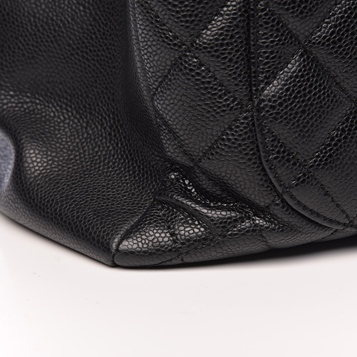 Chanel Caviar Quilted XL Grand Shopping Tote GST Black 9 of 12