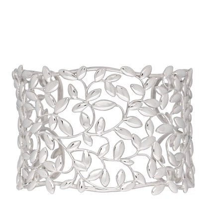 Tiffany Sterling Silver Wide Paloma Picasso Olive Leaf Cuff Bracelet 1 of 4