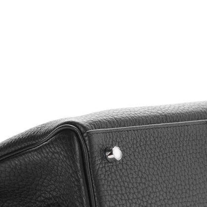 Hermes Fjord Horseshoe Kelly Retourne 40 Black Rouge H 30 of 34