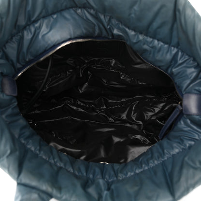 Chanel Nylon Quilted Large Coco Cocoon Tote Blue 5 of 13