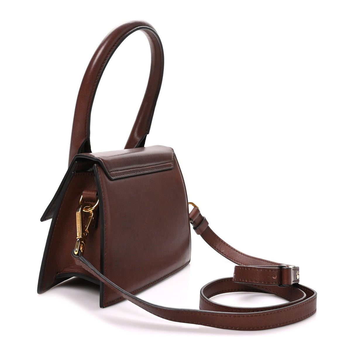 Jacquemus Smooth Calfskin Le Chiquito Moyen Dark Brown 3 of 9