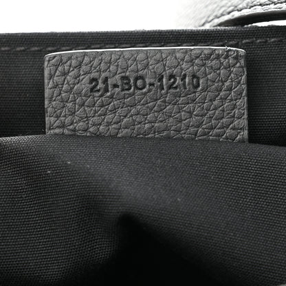 Christian Dior Grained Calfskin Oblique Saddle Messenger Black 7 of 10