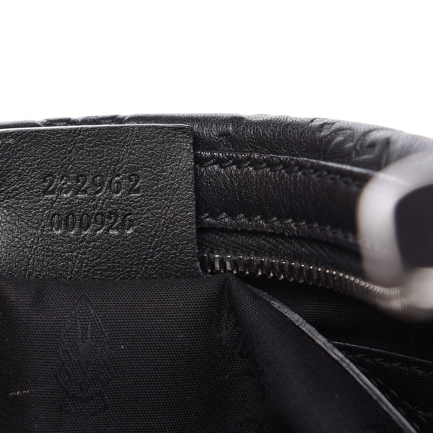 Guccissima Medium GG Twins Hobo Black