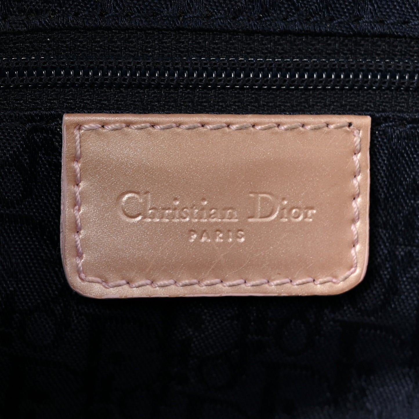 Patent Denim Jeans Saddle Bag Blue Pink