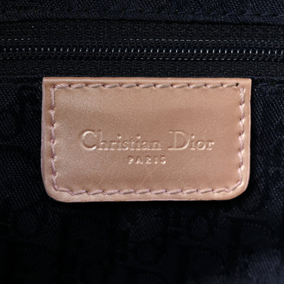 Christian Dior Patent Denim Jeans Saddle Bag Blue Pink 6 of 10