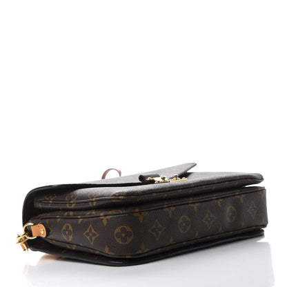 Louis Vuitton Monogram Braided Pochette Metis Safran 4 of 9