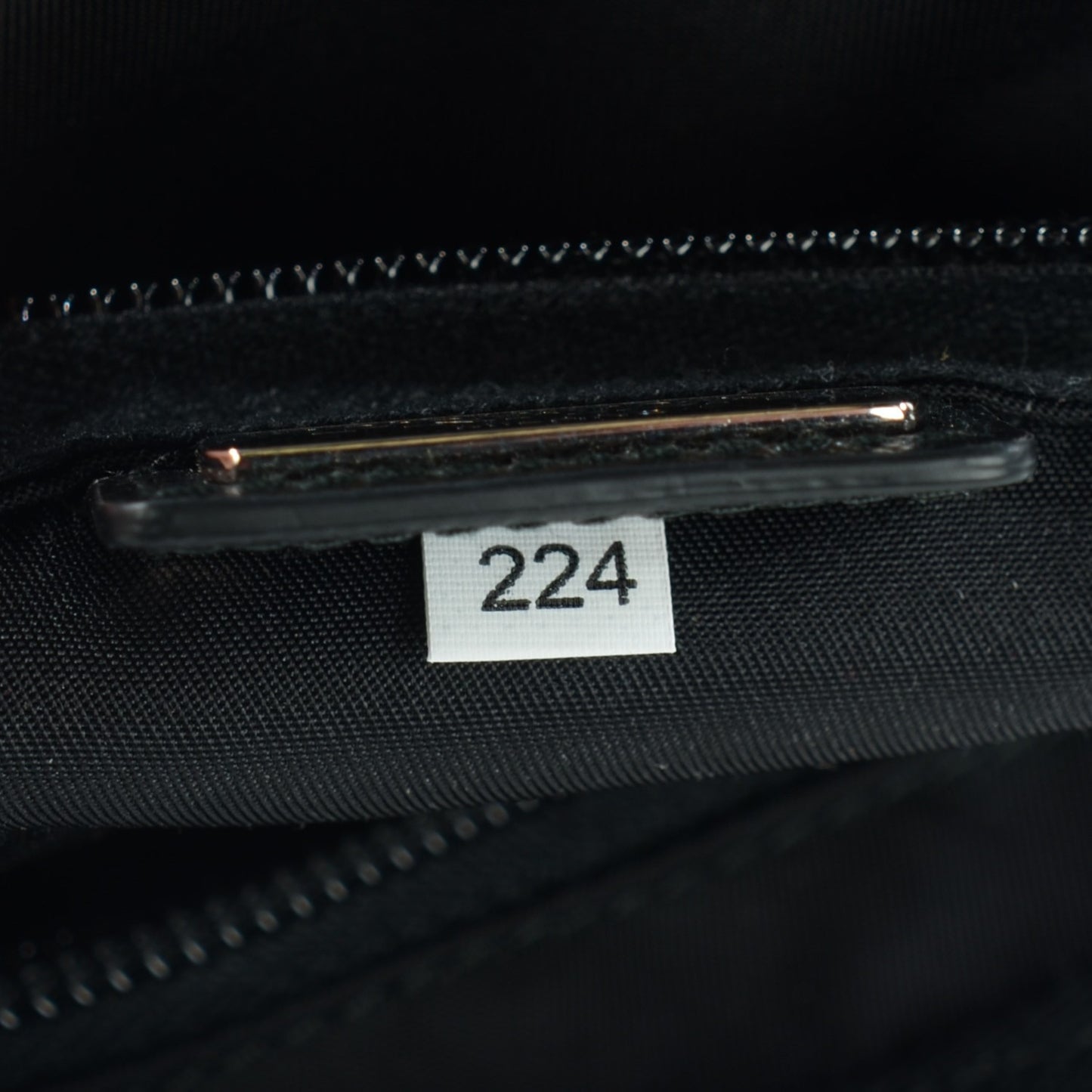 Nylon Vela Cosmetic Pouch Black