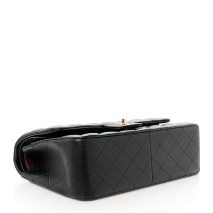 Chanel Lambskin Quilted Jumbo Double Flap Black 4 of 11