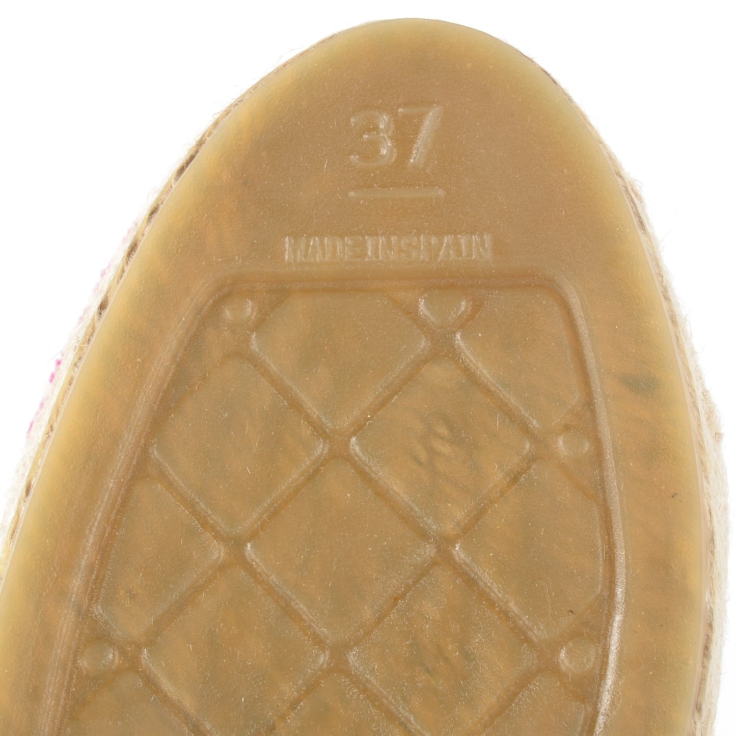 Toile Sequin CC Espadrilles 37 Pink Dark Pink