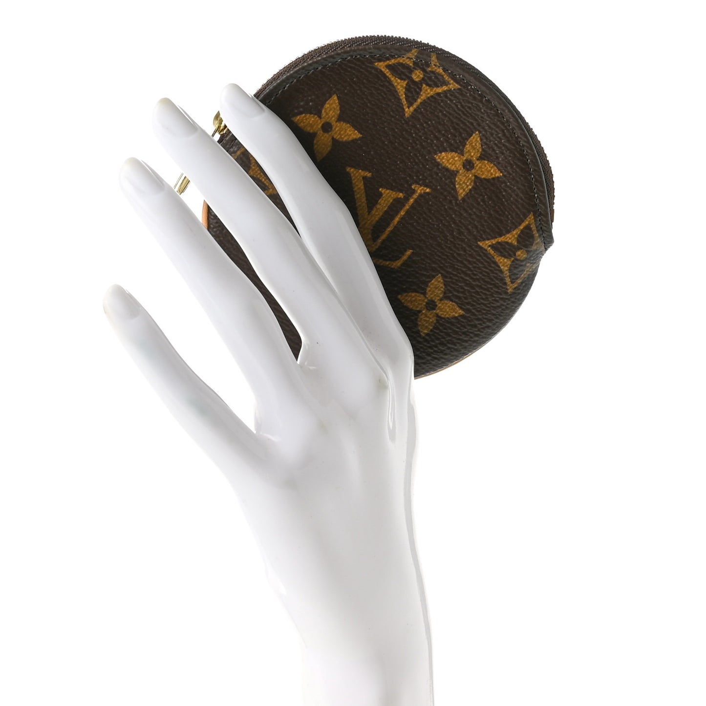 Monogram Round Coin Purse