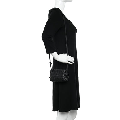 Bottega Veneta Nappa Intrecciato Candy Loop Camera Bag Black 2 of 7