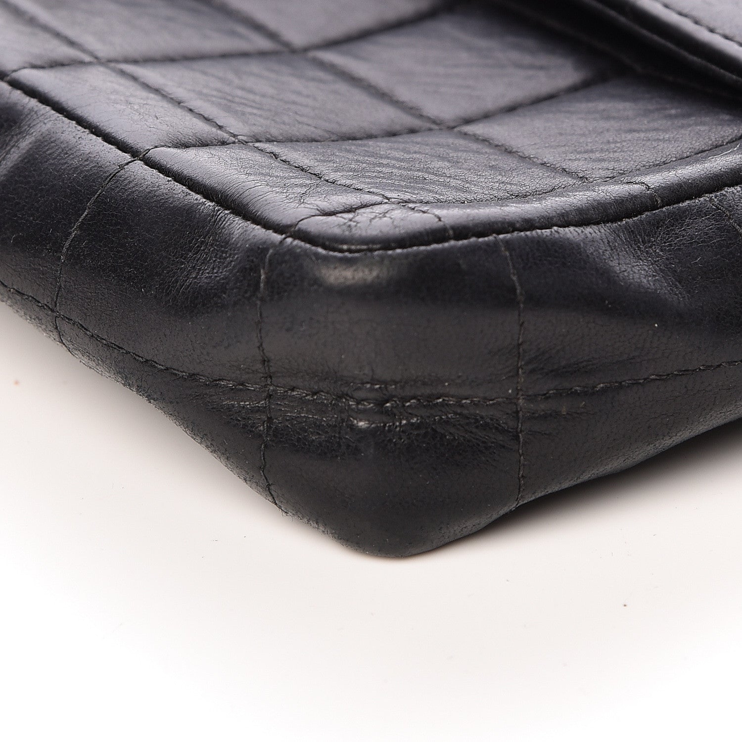Chanel Lambskin East West Chocolate Bar Flap Black 11 of 15