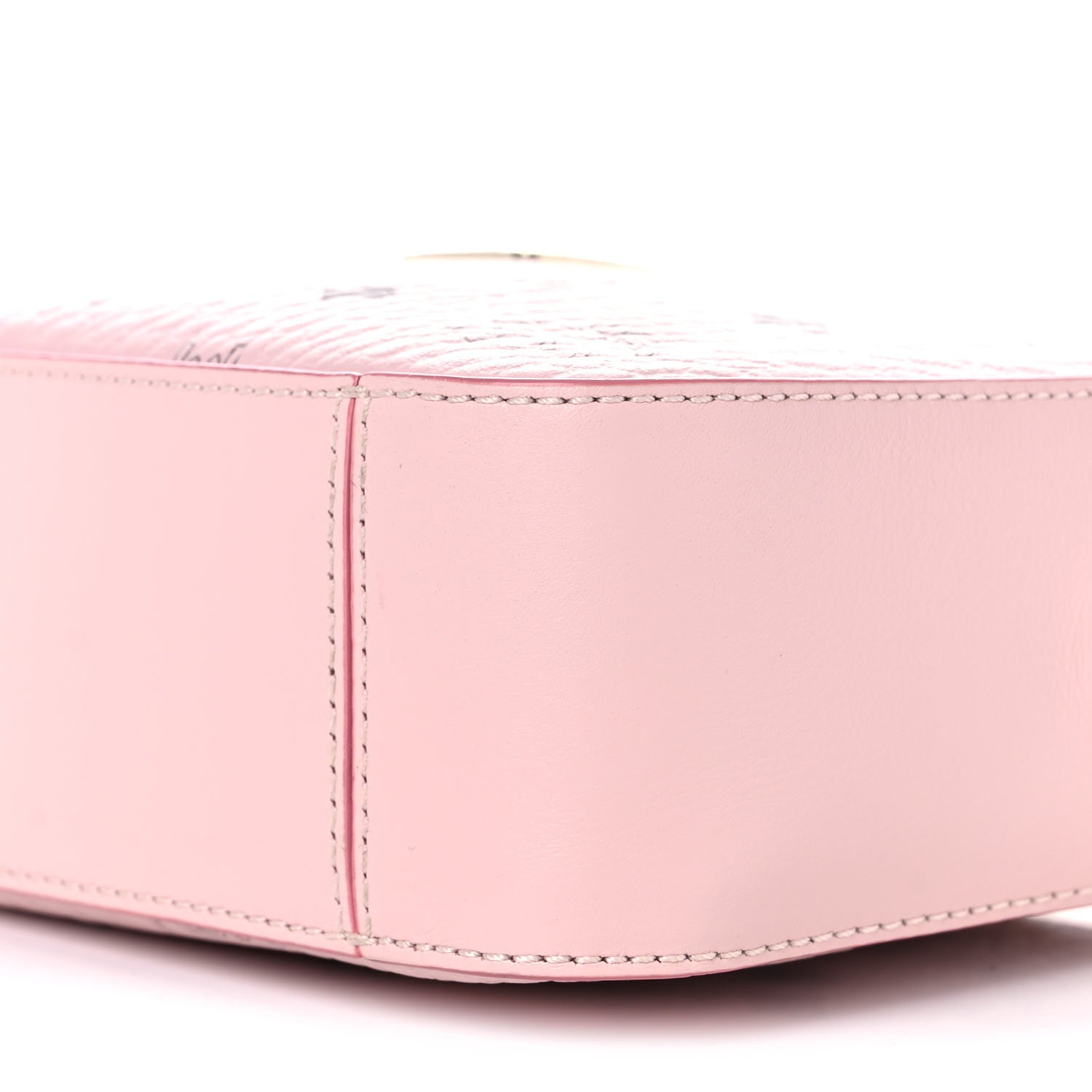 MCM Visetos Camera Crossbody Bag Powder Pink 10 of 11