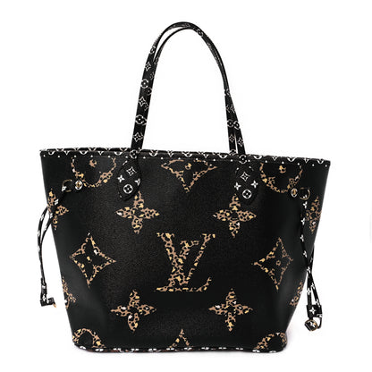 Louis Vuitton Monogram Giant Jungle Neverfull MM Black 1 of 10