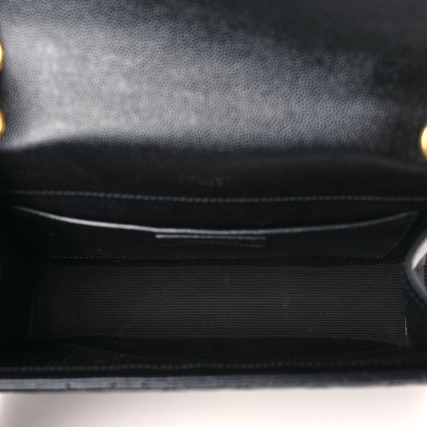 Grain De Poudre Textured Mixed Matelasse Triquilt Medium Monogram Satchel Black