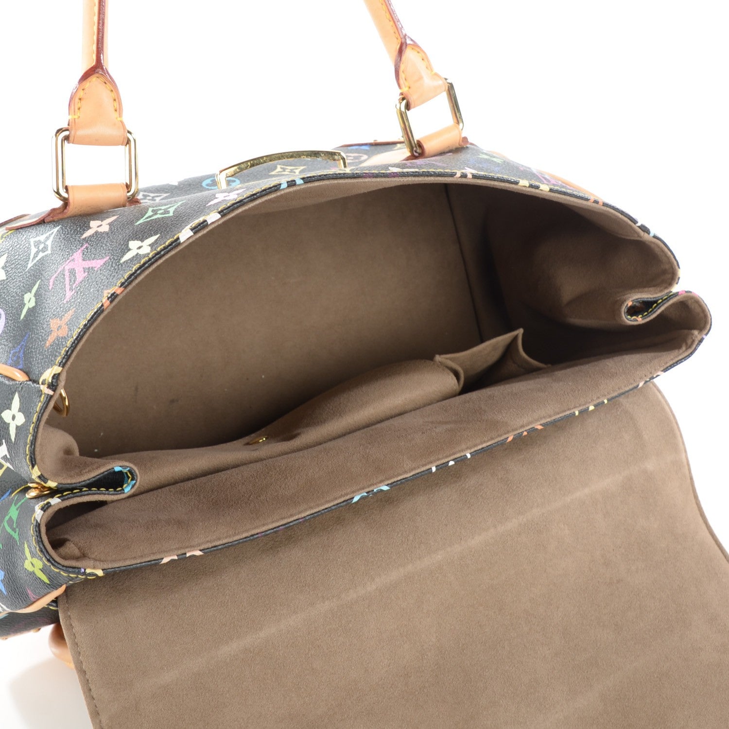 Louis Vuitton Monogram Multicolor Beverly GM Black 7 of 9