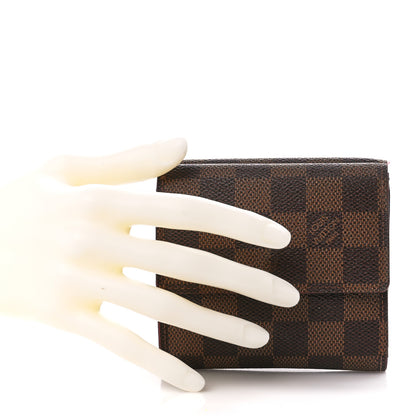 Louis Vuitton Damier Ebene Elise Wallet 2 of 14