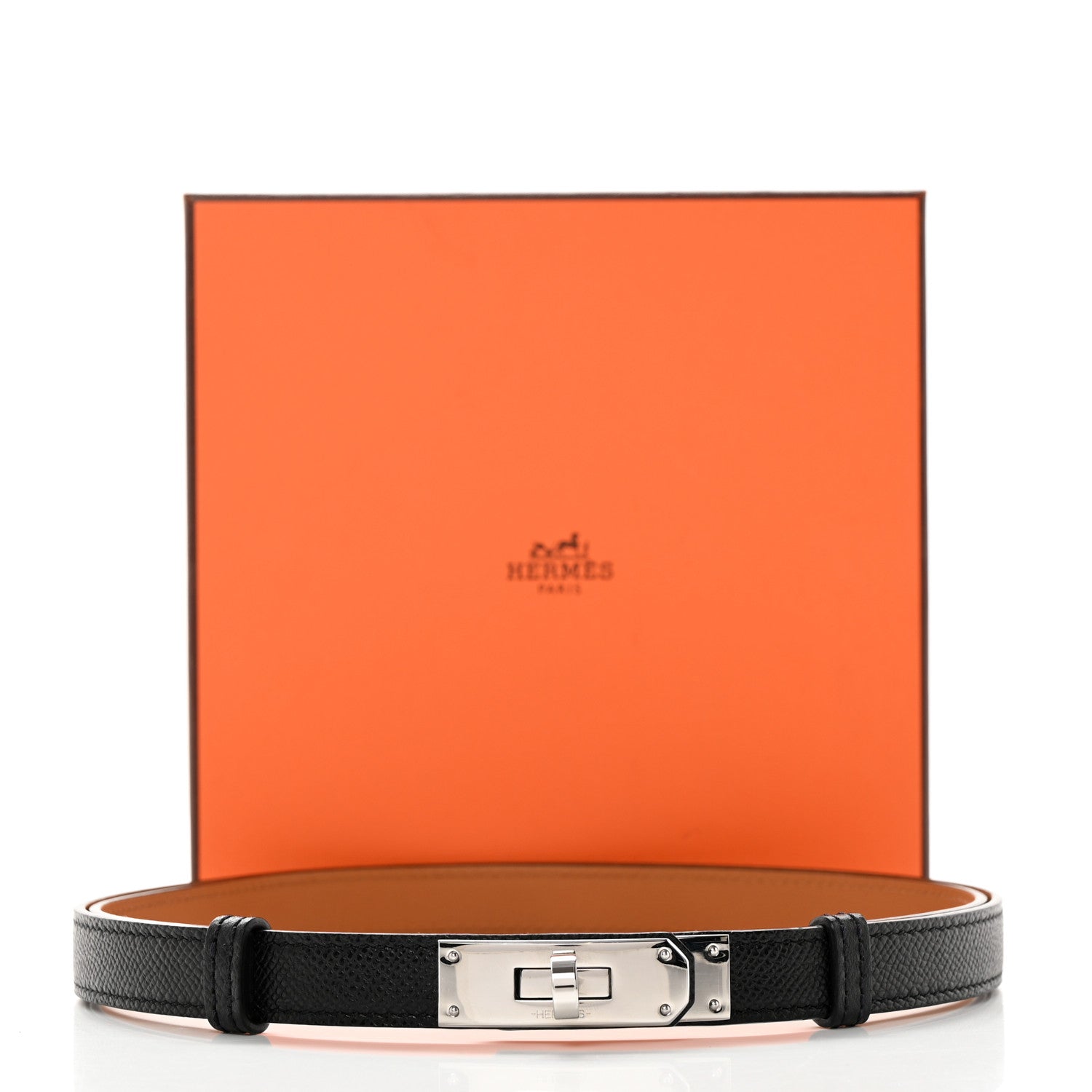 Hermes Epsom Kelly Belt Black 4 of 4