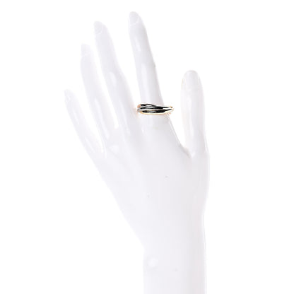 Cartier 18K Pink Yellow White Gold Small Trinity Ring 63 10.25 2 of 5