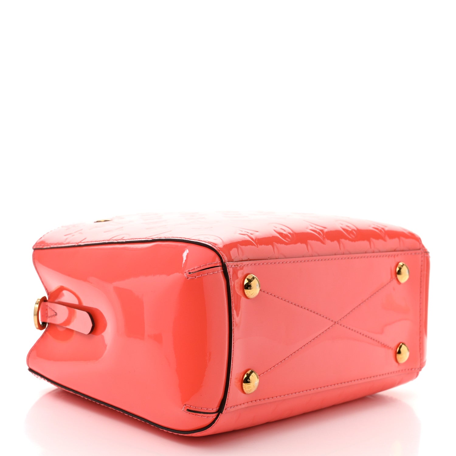 Louis Vuitton Vernis Montaigne BB Rose Litchi 4 of 10