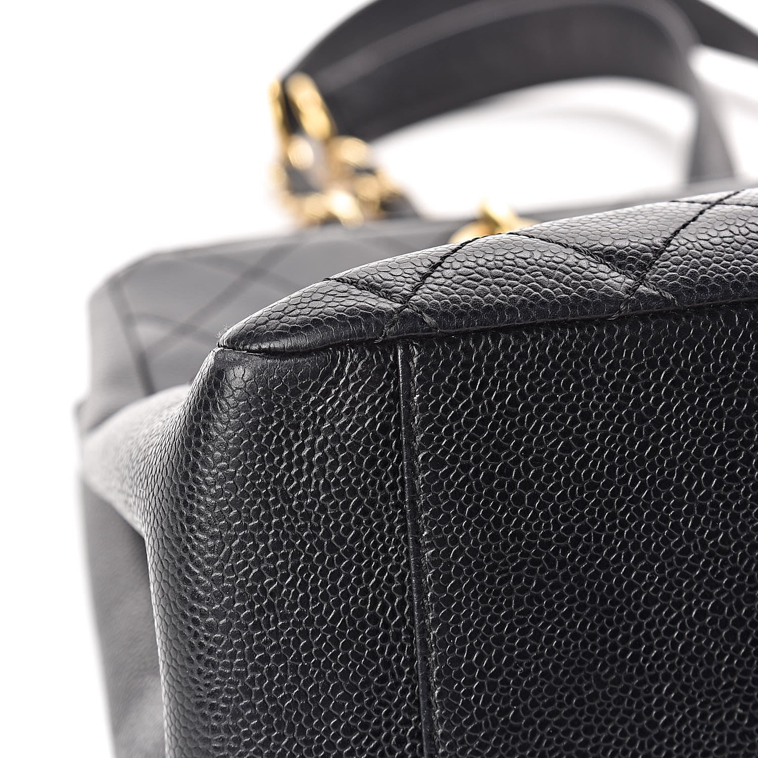Chanel Caviar Quilted Grand Shopping Tote GST Black 12 of 16