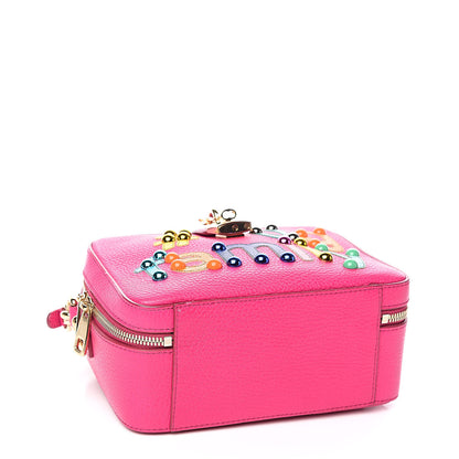 Dolce & Gabbana Calfskin Family Box Bag Hot Pink 4 of 9
