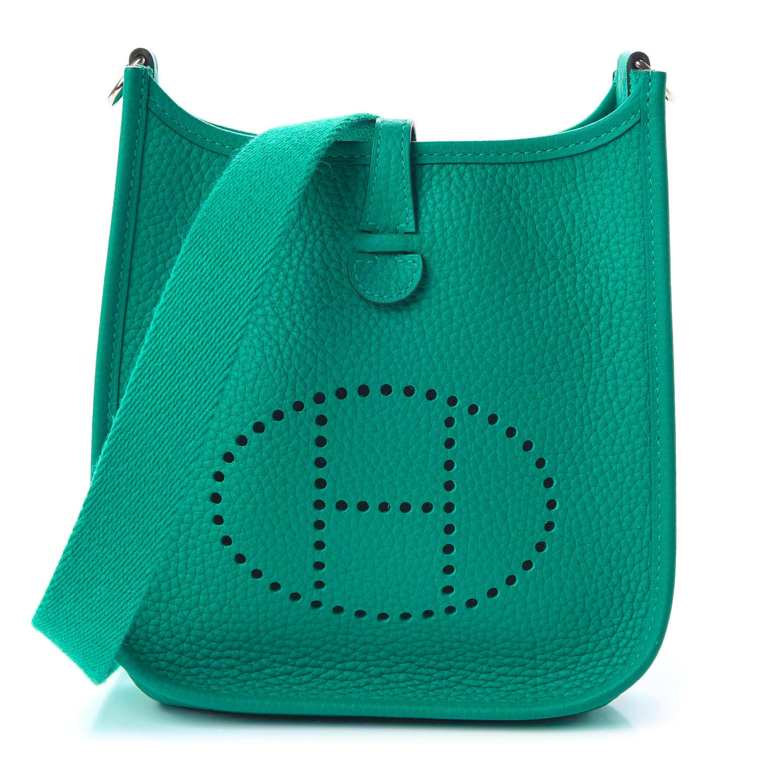 Hermes Taurillon Clemence Evelyne TPM Vert Verone 1 of 10