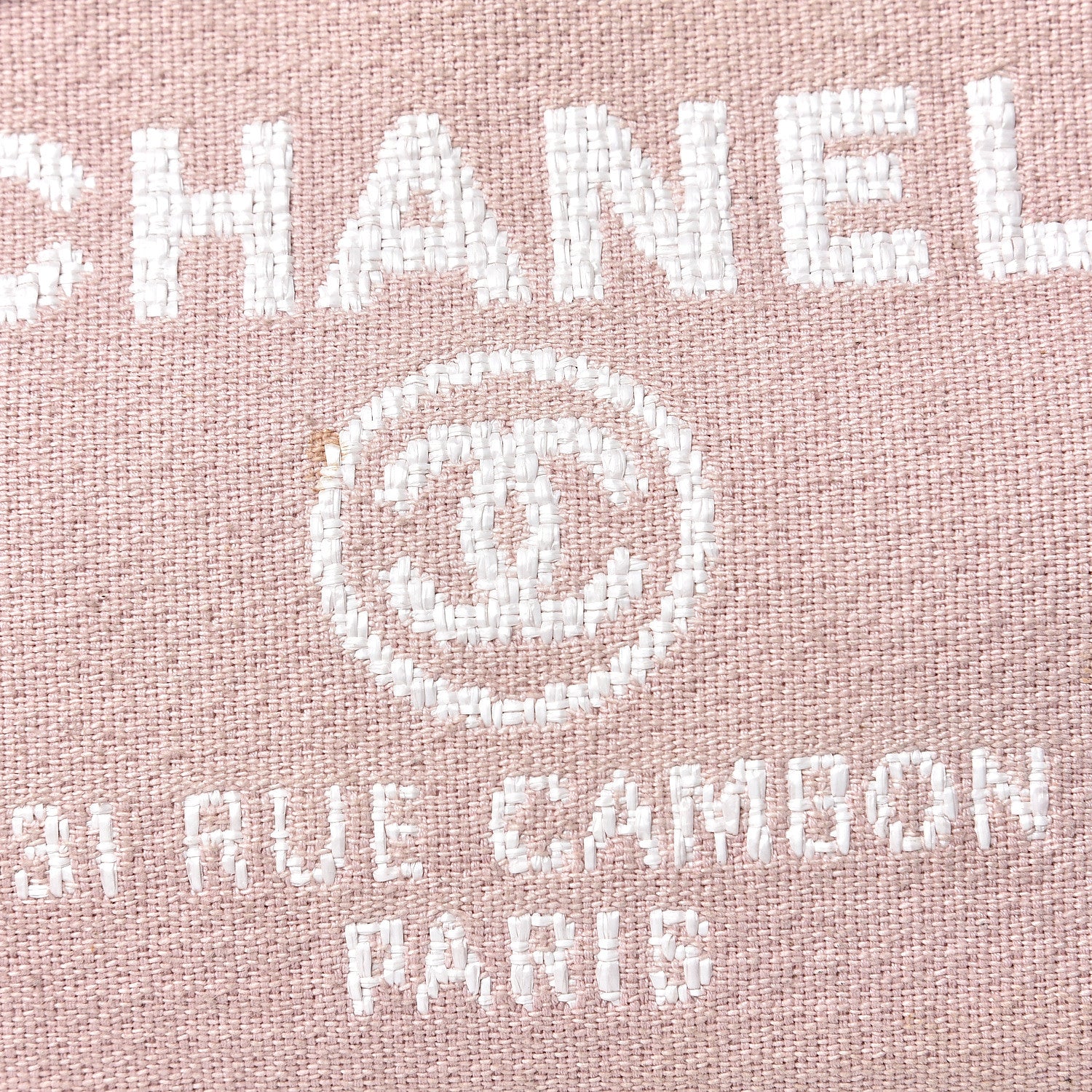 Chanel Canvas Deauville Small Bowling Bag Light Pink 14 of 17
