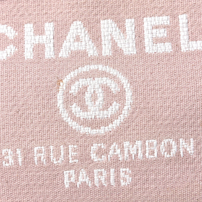 Chanel Canvas Deauville Small Bowling Bag Light Pink 14 of 17