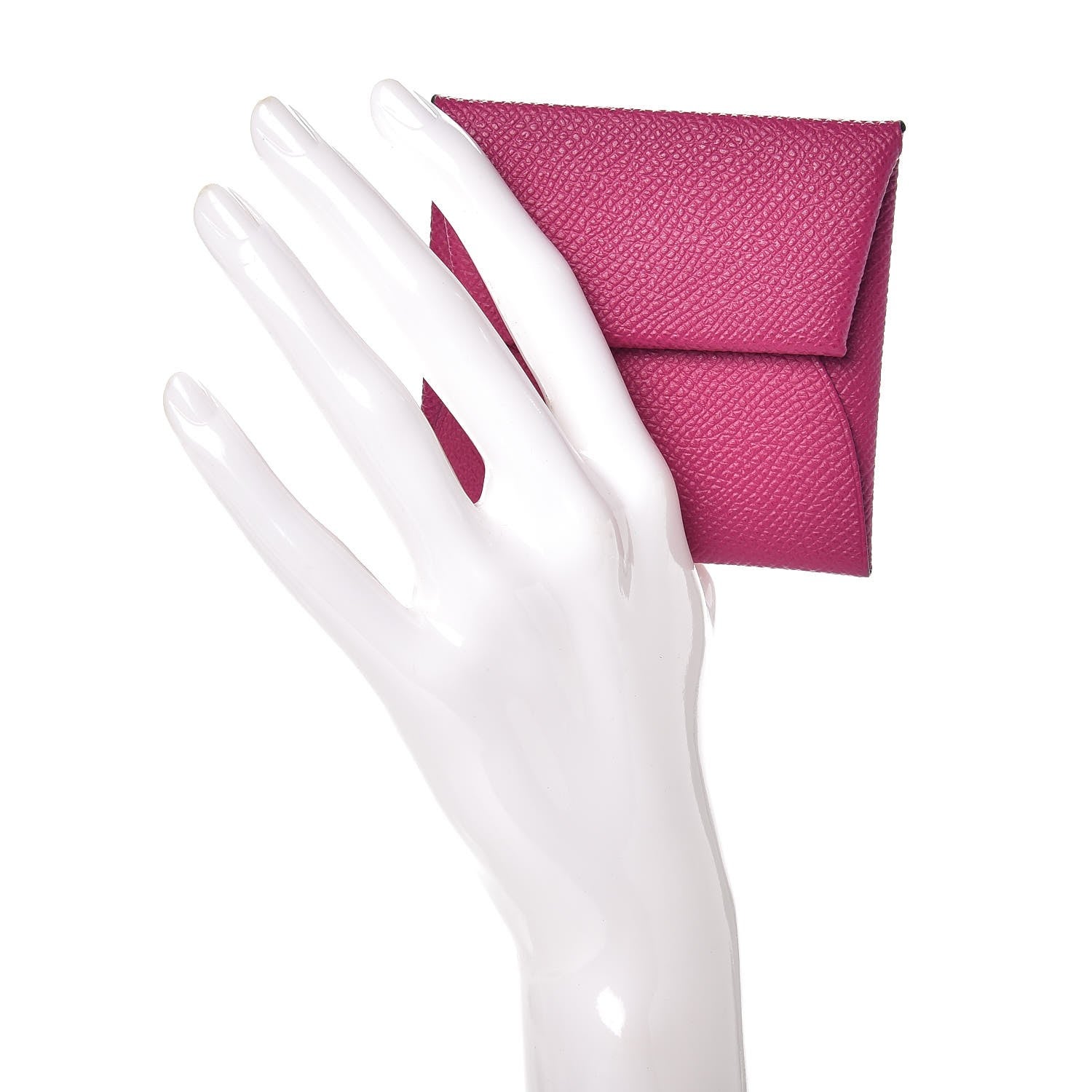 Hermes Epsom Bastia Coin Purse Rose Pourpre 2 of 7