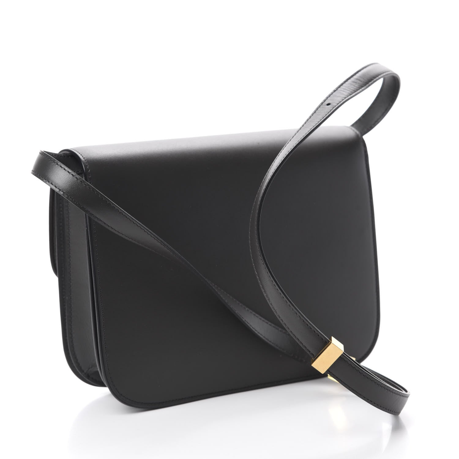 Celine Box Calfskin Medium Classic Box Flap Bag Anthracite 3 of 10