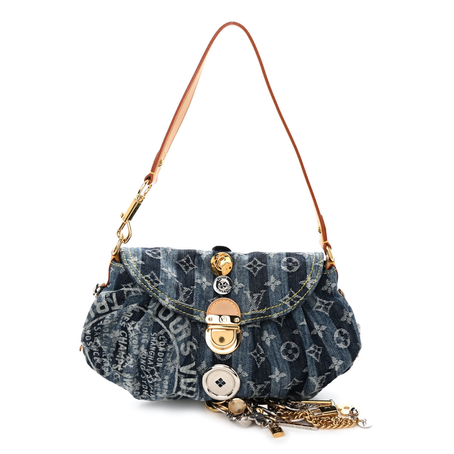 Louis Vuitton Denim Raye Judy Blame Mini Pleaty 1 of 12