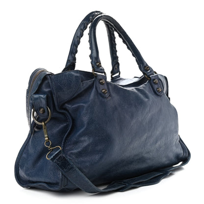 Balenciaga Agneau Classic Hardware City Bleu Obscur 3 of 17