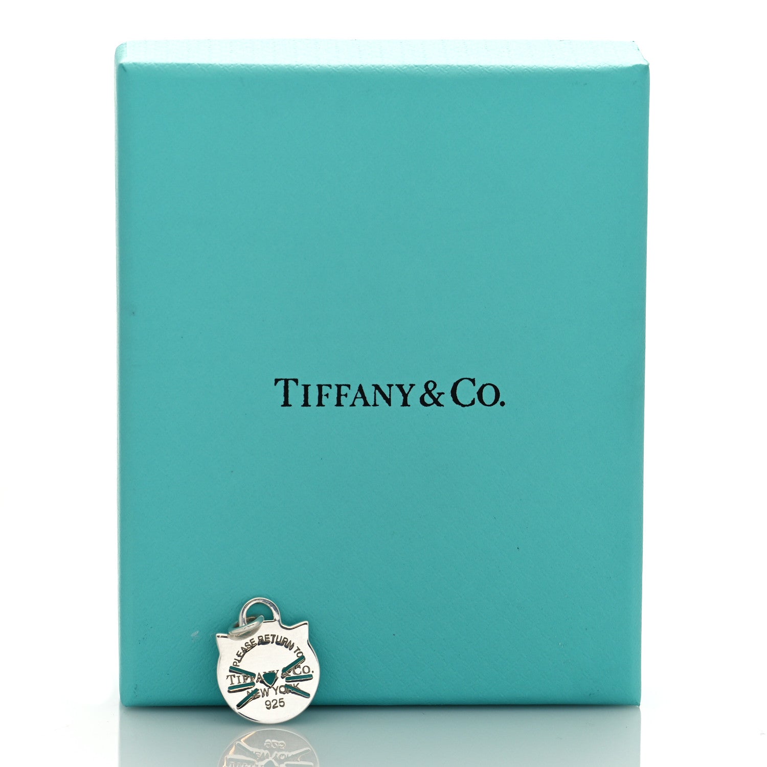 Tiffany Sterling Silver Return to Tiffany Cat Charm 4 of 4
