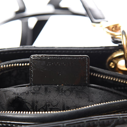 Christian Dior Patent Cannage Medium Lady Dior Black 6 of 9
