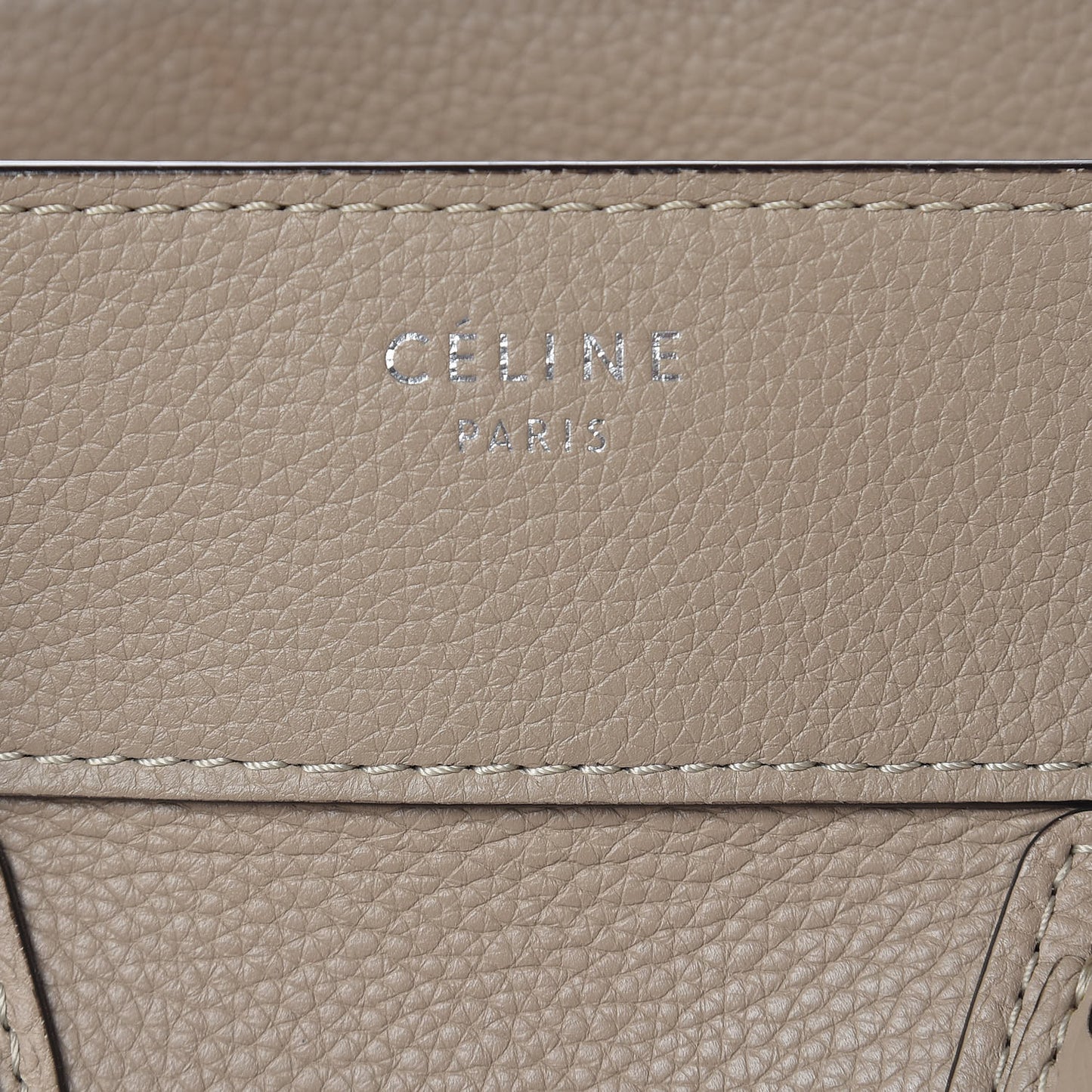 Drummed Calfskin Mini Luggage Dune