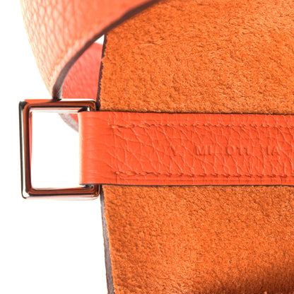 Hermes Taurillon Clemence Picotin Lock 22 MM Feu 7 of 9