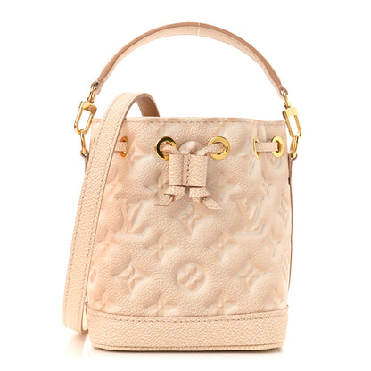 Louis Vuitton Empreinte Monogram Summer Stardust Nano Noe Beige Clair 1 of 10
