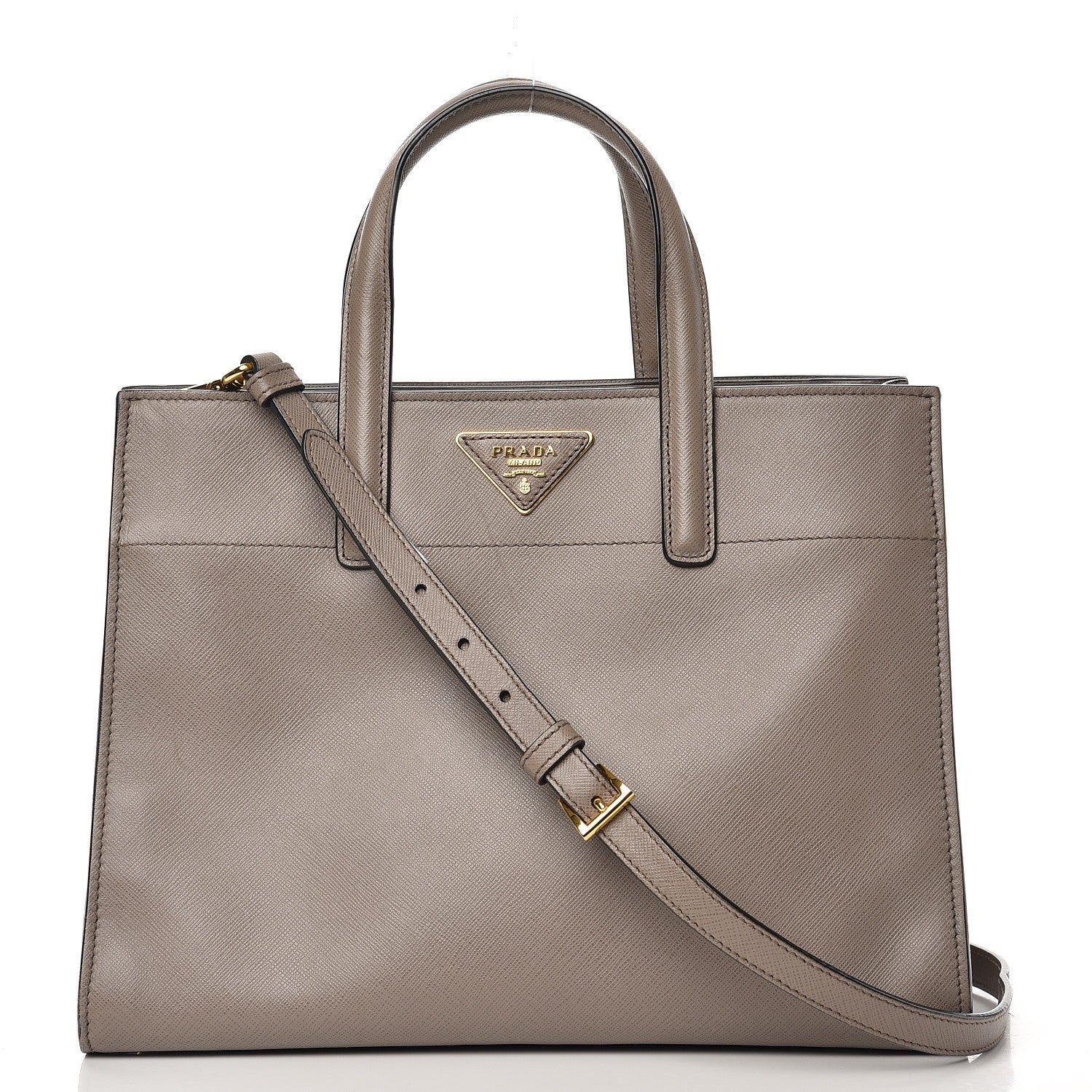 Prada Saffiano Soft Tote Argilla 1 of 14
