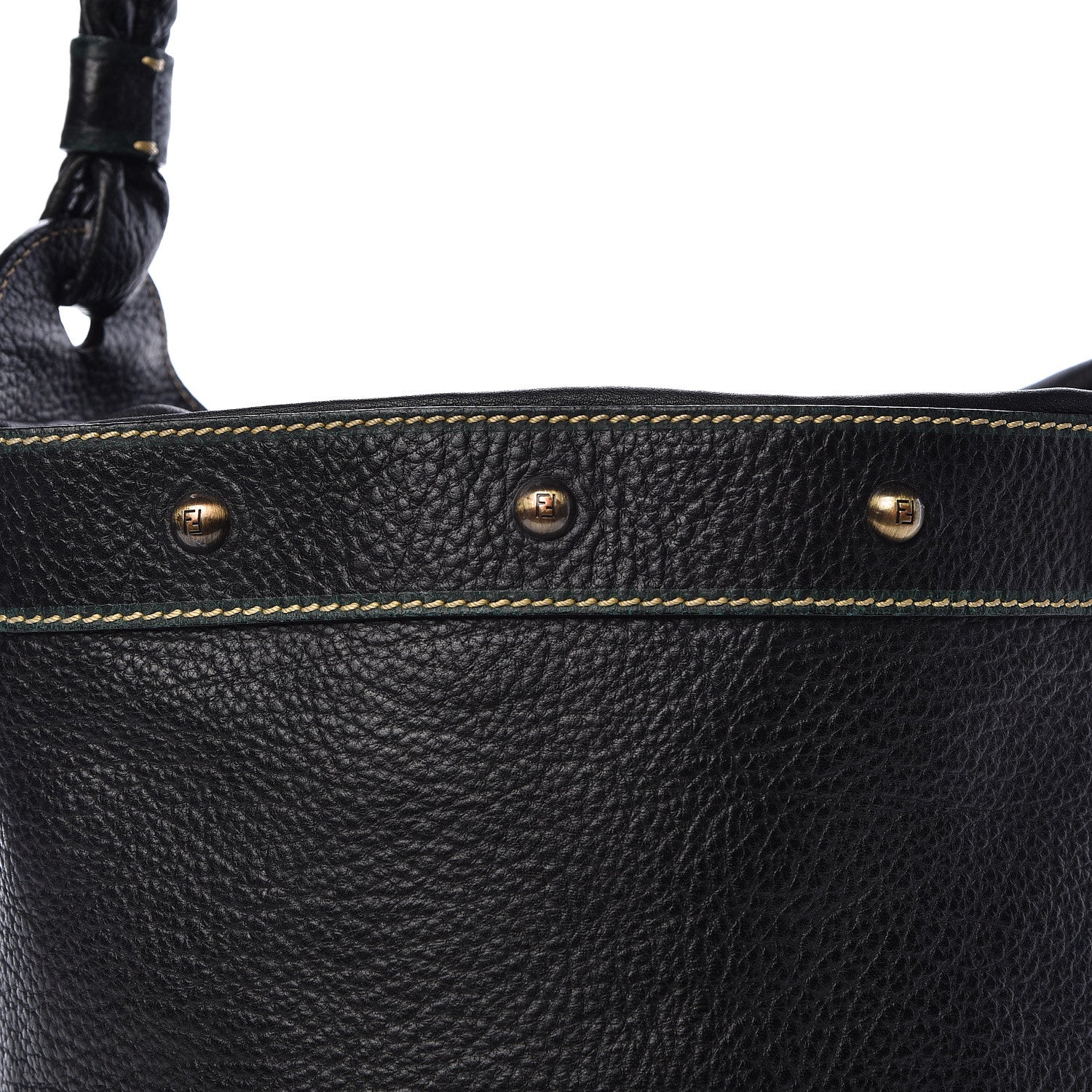 Fendi Vitello Palazzo Bucket Bag Black 19 of 23