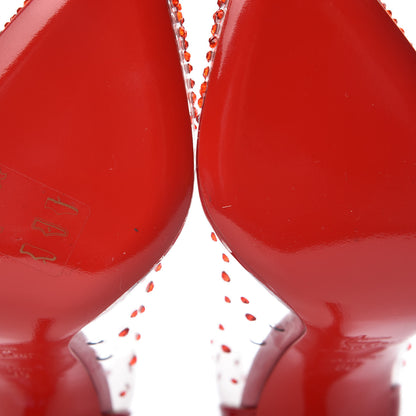 Christian Louboutin PVC Patent Degrastrass 100 Pumps 36 Red 8 of 9