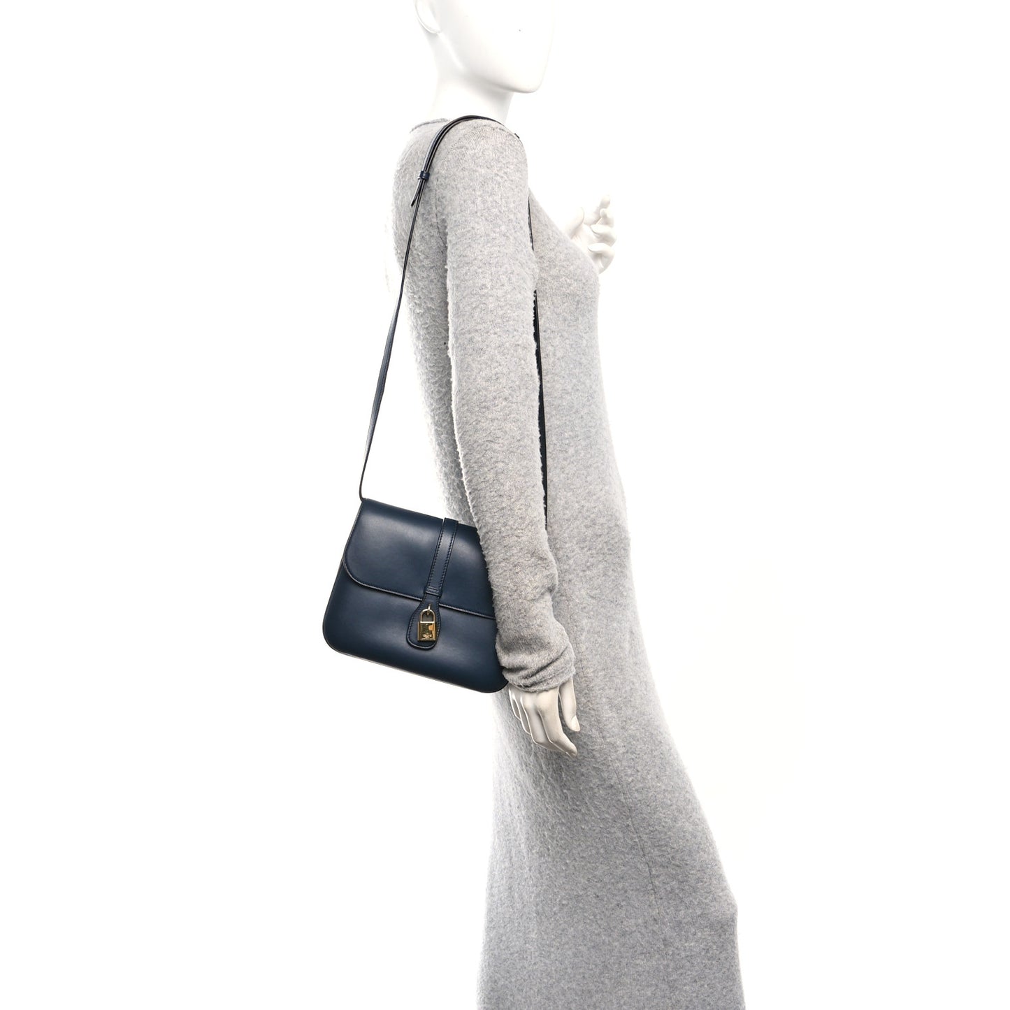 Smooth Calfskin Medium Tabou Navy Blue