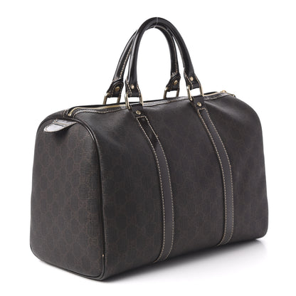 Gucci GG Supreme Monogram Medium Boston Dark Brown 3 of 11